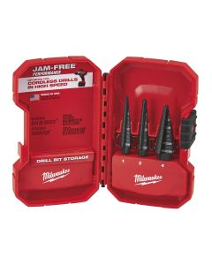Milwaukee Tool Step Drill Bit Set - 3PC