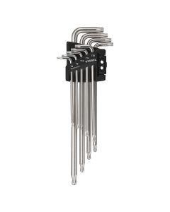 Vessel Tools Ball End TORX L-Key Wrench 9PC. Set No.8509BTXU