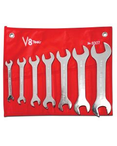 V-8 Tools WRE SET 7PC SUPER THIN 3/8 - 1-1/4