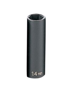 GRE1014MD image(0) - Grey Pneumatic 3/8" Drive x 14mm Deep Socket