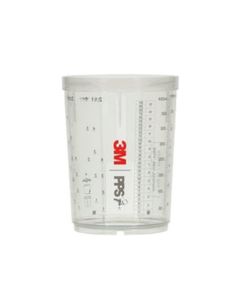 MMM26122 image(1) - 3M PPS 26122 Series 2.0 MIDI Hard Cup, 400 mL, Use With: Quarter-Turn 2.0 Lid Locking System