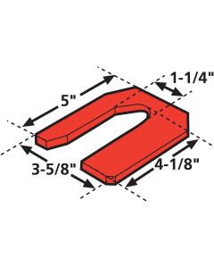 Specialty Products Company PREVOST CASTER SHIMS 1/8" (6)