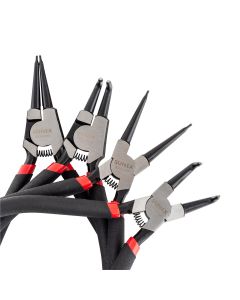 SUNSXSRS47 image(0) - SUNEX 4 PC Snap Ring Pliers Set