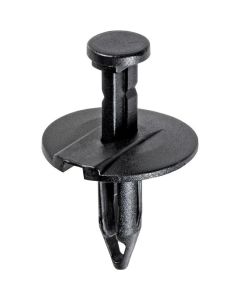 AUVECO AP14019 Push-Type with Closed End Splash Shield and Fascia Retainer, 1 in Dia Head, Nylon, Black