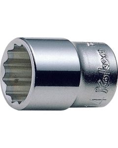 KKN3405A-15-16 image(0) - Ko-ken USA 3405A-15/16 3/8 Sq. Dr. Socket 15/16 12 point Length 34mm