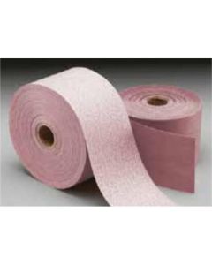 Carborundum Abrasives Carbo Premier Red 20340 Dri-Lube Stick-On Sheet Roll, 2-3/4 in W x 25 yd L, P80 Grit