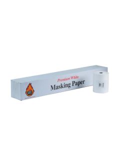 High Teck Products White Guard MP600W-6 Premium Masking Paper, 6 in W x 750 ft L, 24 lb Basis