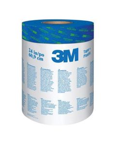 MMM34065 image(0) - 3M ScotchBlue 34065 Pre-Taped Painter's Film, 30 yd x 24 in