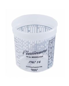 EZXPMC16 image(0) - EZ Mix Platinum PMC16 Disposable Mixing Cup with PPG Ratios, 1 pt