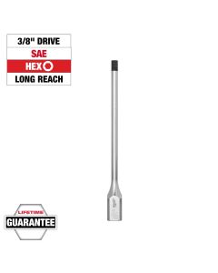 MLW45-34-1078 image(0) - Milwaukee Tool 3/8 Inch Drive 7/32 Inch Long Hex Bit Socket