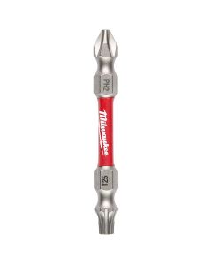 MLW48-32-4312 image(1) - Milwaukee Tool SHOCKWAVE PH2/T25 ImpactDouble Ended Bit