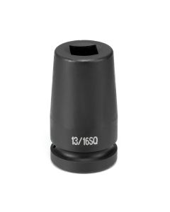 GRE4313SL image(0) - Grey Pneumatic 1" Drive x 13/16" Deep Square - 4 Point Socket