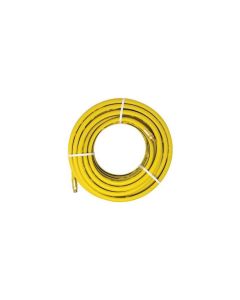 AES7368 image(0) - AES Industries Continental 7368 Air Hose, 3/8 in ID, 50 ft, 1/4 in MNPT, 250 psi, Rubber, Yellow