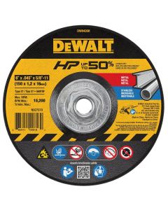 DEWALT Metal Cutting Wheel, 5/8-11 Arbor, 6-Inch By 0.045-Inch