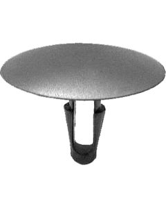 AVC14738 image(0) - AUVECO 14738 Single Head Type 6 Retaining Clip, 30 mm Dia Bottom Head, Nylon, Black