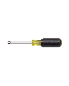 KLE63012M image(0) - Klein Tools Nut Driver, 1/2-Inch Magnetic Tip, 3-Inch Shaft