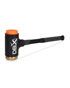 Titan DBX 28 oz. Dead Blow Hammer with Replaceable Polyurethane and Brass Striking Caps
