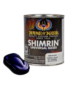 HOKC2C-KBC05-Q01 image(1) - House Of Kolor SHIMRIN C2C-KBC05-Q01 C2C Kandy Series Universal Basecoat, 1 qt Can, Cobalt Blue