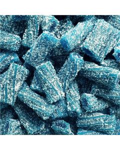 THS190523 image(0) - Tender Heifer Snack Co. Sour Blue Raspberry Pectin Filled Licorice Candy - 10 Ounce