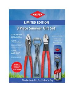 KNP9K0080188US image(0) - KNIPEX Limited Edition 3PC Summer Gift Set