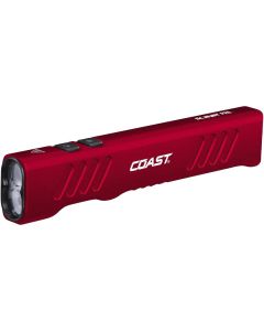 COS31103 image(0) - COAST Products Slayer Pro 1150 Lumen Rechargeable Flashlight with Beamsaver Memory Mode - Red
