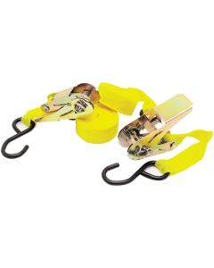 WLM1928 image(0) - Wilmar Corp. / Performance Tool 2 Piece 1" x 15' Tie Down Straps