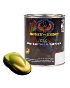 HOKKBC02-Q01 image(1) - House Of Kolor SHIMRIN KBC02-Q01 Kandy Series Universal Basecoat, 1 qt Can, Lime Gold