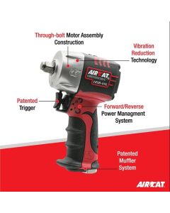 ACA1058-VXL image(1) - AirCat Vibrotherm Drive 1/2" Compact Impact Wrenc