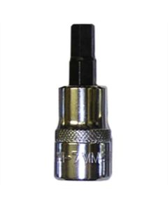 VIM Tools 7 mm Hex Bit, Chrome 3/8 Inch Square Drive Bit Holder