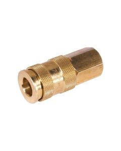 AES Industries 844 Universal Air Coupler, 3/8 x 1/4 in, FNPT, 300 psi, Brass