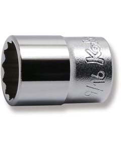 KKN3405A-9-16 image(0) - Ko-ken USA 3405A-9/16 3/8 Sq. Dr. Socket 9/16 12 point Length 27mm