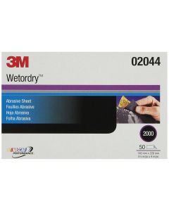 3M PAPER SAND IMP 2000 MICRO FINE 5 1/2X 9 50/SL