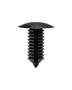 AUVECO AP19837 Single Head Type 1 Trim Panel Retainer, 3/4 in Dia Bottom Head, Nylon, Black