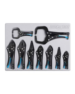 CHAPC-L1 image(0) - Channellock PC-L1 9 Piece Locking Pliers Set W/Tray