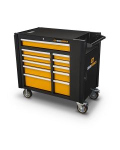 KDT83169 image(1) - GearWrench 42 Inch 11 Drawer Black & Orange Mobile Work Station