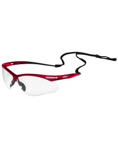 JCK50020 image(0) - Jackson Safety Safety Glasses - SG Series - Clear Lens - Red Frame - STA-CLEAR&trade; Anti-Fog