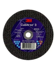 MMM90033 image(0) - 3M 4" x .035" x 3/8" CUBITRON CUTOFF WHEEL
