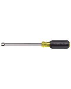 KLE64658INS image(0) - Klein Tools 5/8-Inch Insulated Nut Driver, 6-Inch Hollow Shaft