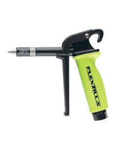 LEGAG1102FZ image(1) - Legacy Manufacturing Flexzilla X3 Blow Gun with Quiet-Flo Safety Nozzle,  ZillaGreen
