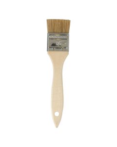 AES Industries 608 Detail Brush, 1-1/2 in Brush, Hog, Wood Handle
