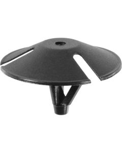 AUVECO 17004 Single Head Hood Insulation and Fender Shield Retainer, 1-5/16 in Dia Bottom Head, Nylon, Black