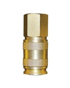 Reading Technologies  HFFC-1 High Flow Quick Disconnect Coupler, 1/4 in, Female, Brass