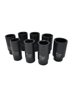 Astro Pneumatic 6 Point Axle Nut Socket Set 8 Pieces