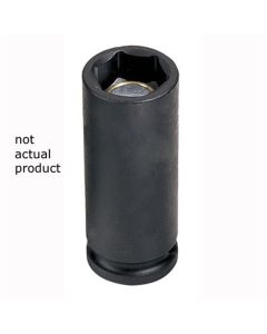 GRE1010DG image(0) - Grey Pneumatic 3/8" Drive x 5/16" Magnetic Deep Socket