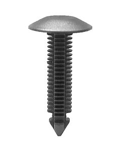 AUVECO 14036 Single Head Rear Hood Seal Retainer, 3/4 in Dia Bottom Head, Nylon, Black