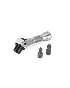 TIT11331 image(1) - Titan 1/4 in. Drive Nano Ratcheting Swivel Bit Driver