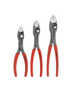 KNIPEX 3 Pc TwinGrip Pliers Set, Plastic Dipped