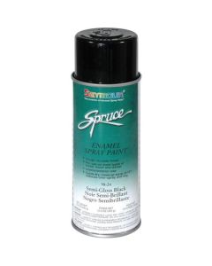 SEY98-24 image(0) - Seymour Spruce 98-24 Enamel Spray Paint, 16 fl-oz Aerosol Can, Black, 15 sq-ft Coverage