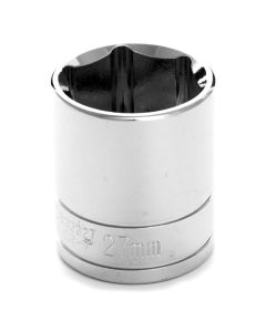 WLMW32227 image(1) - Wilmar Corp. / Performance Tool 1/2" Drive 27mm 6pt Socket
