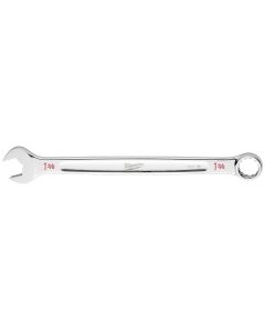 MLW45-96-9440 image(3) - Milwaukee Tool 1-3/8" SAE Combination Wrench, 12-Point, Steel, Chrome, Ergonomic, I-Beam Handle